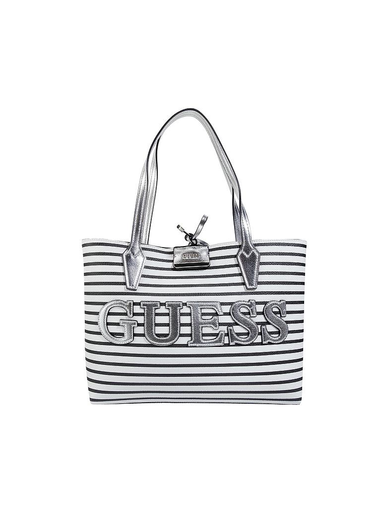 GUESS | Tasche - Wendeshopper "Bobbi" | weiß