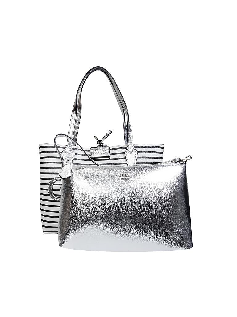 GUESS | Tasche - Wendeshopper "Bobbi" | weiß