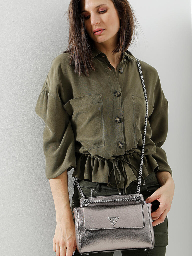 GUESS | Tasche -Umhängetasche Sandrine | grau