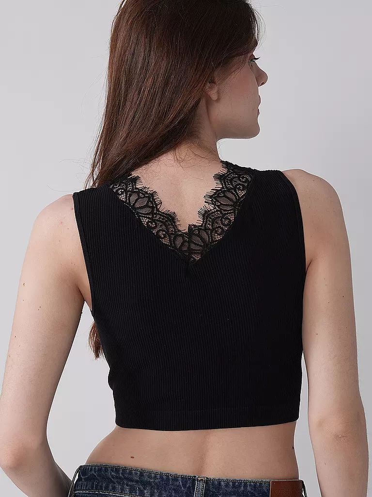 GUESS | Top RAQUEL LACE | olive