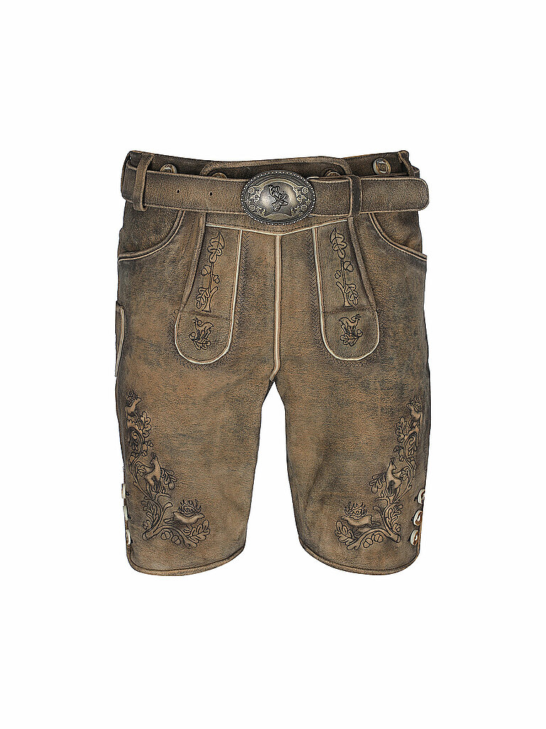 GWEIH & SILK Lederhose JULIAN braun | 54