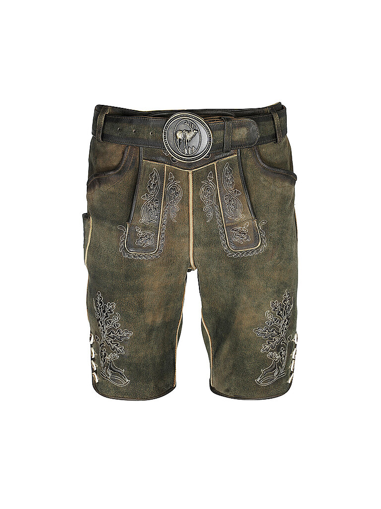 GWEIH & SILK Trachten Lederhose SAMUEL  braun | 44