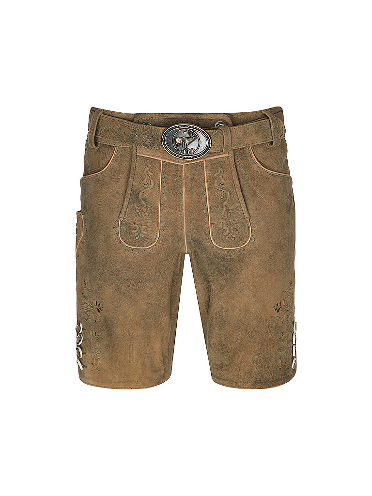 GWEIH & SILK Lederhose LEO hellbraun | 44