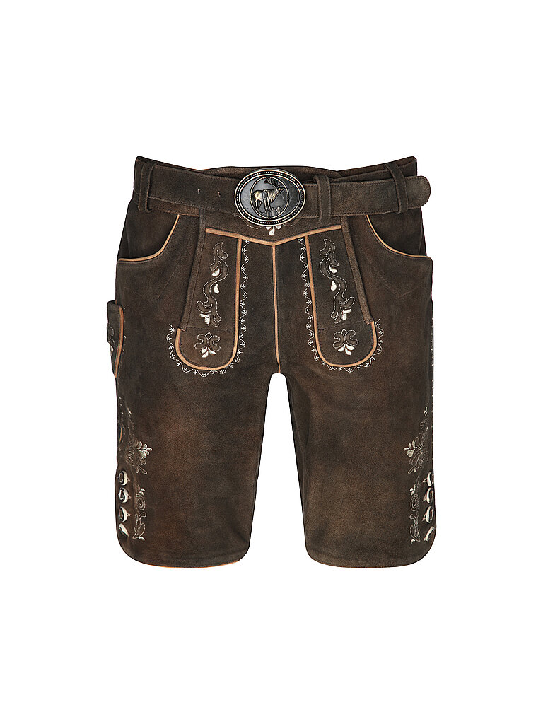 GWEIH & SILK Lederhose LEO braun | 46