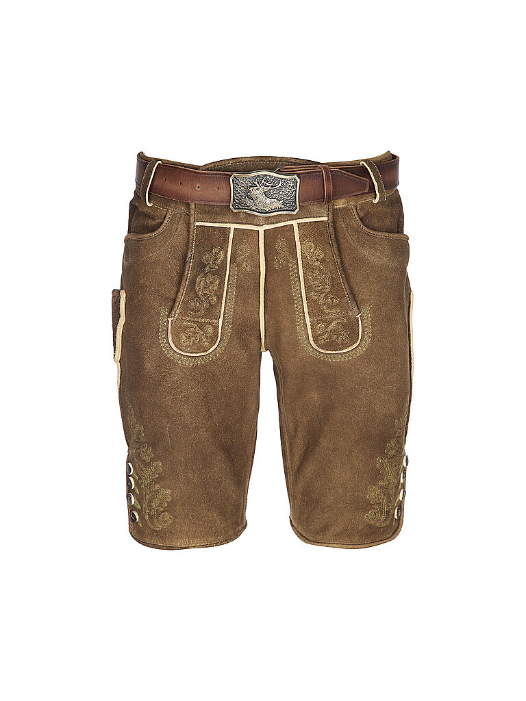 GWEIH & SILK Trachten Lederhose Vitus camel | 52