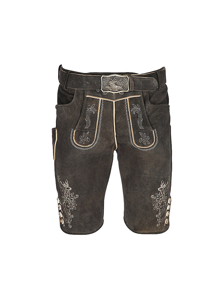 GWEIH & SILK Lederhose BORIS braun | 44
