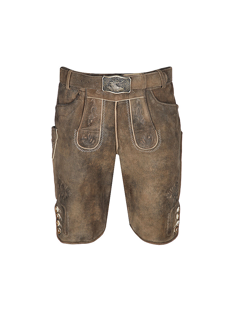 GWEIH & SILK Lederhose ARNO  braun | 48