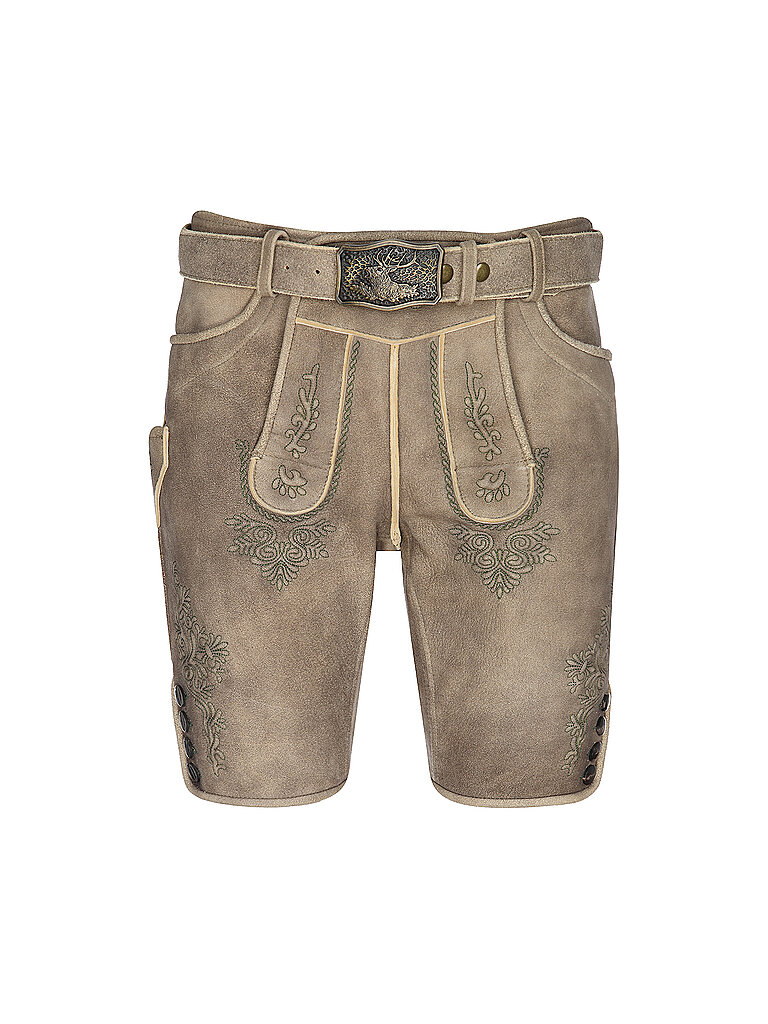 GWEIH & SILK Lederhose MAGNUS hellbraun | 48