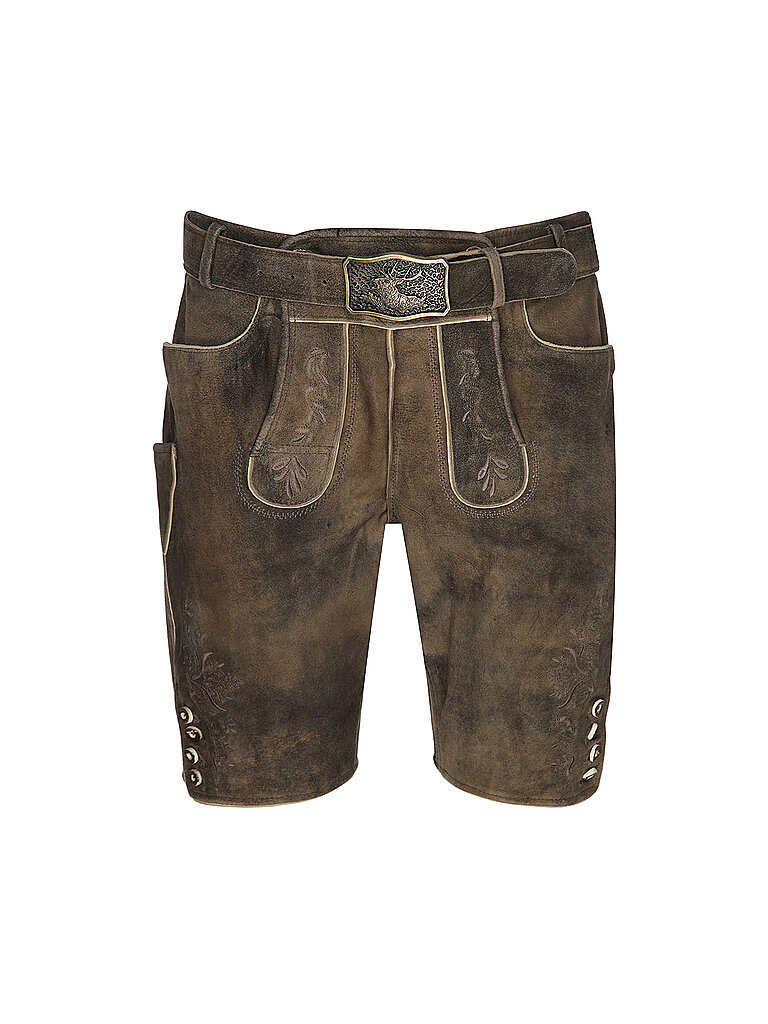 GWEIH & SILK Lederhose MATHIAS hellbraun | 56