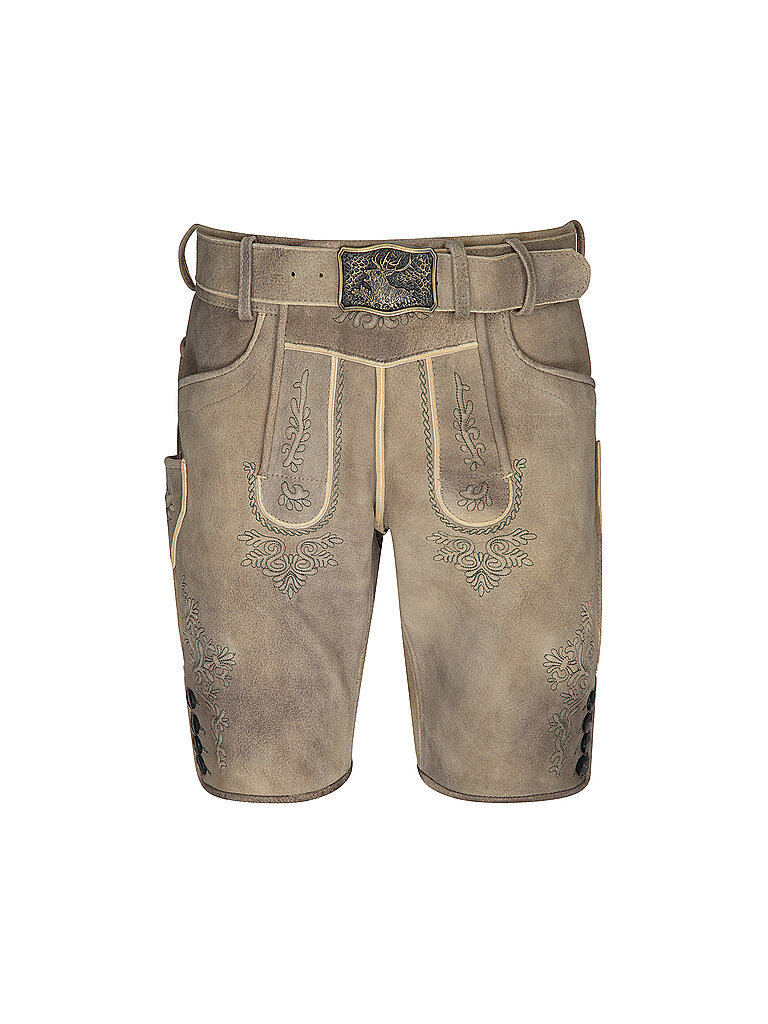 GWEIH & SILK Lederhose MAGNUS hellbraun | 48