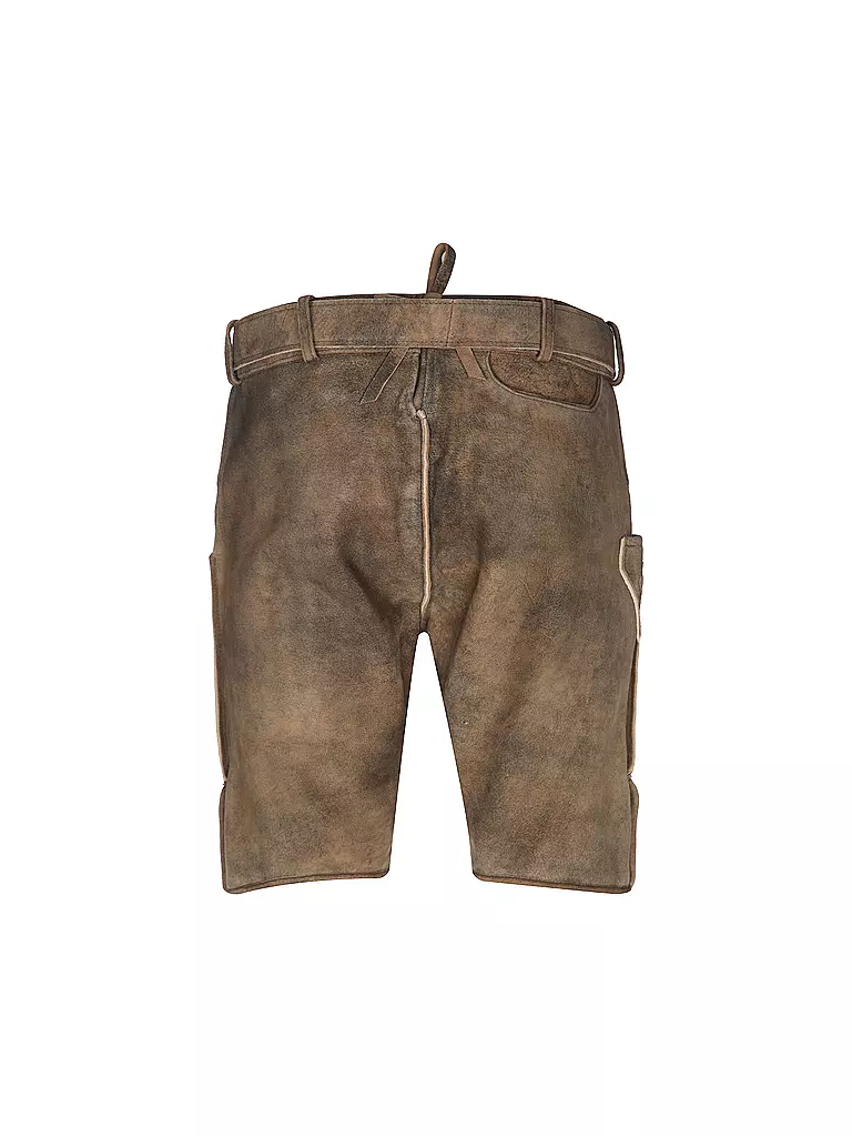 GWEIH & SILK | Lederhose ARNO | braun