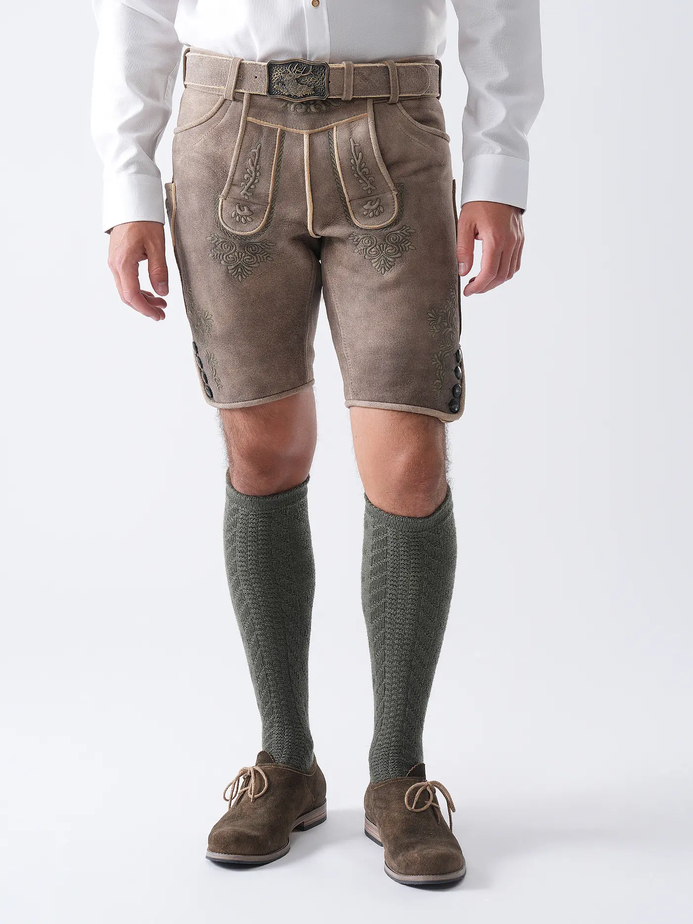 GWEIH & SILK | Lederhose MAGNUS | hellbraun