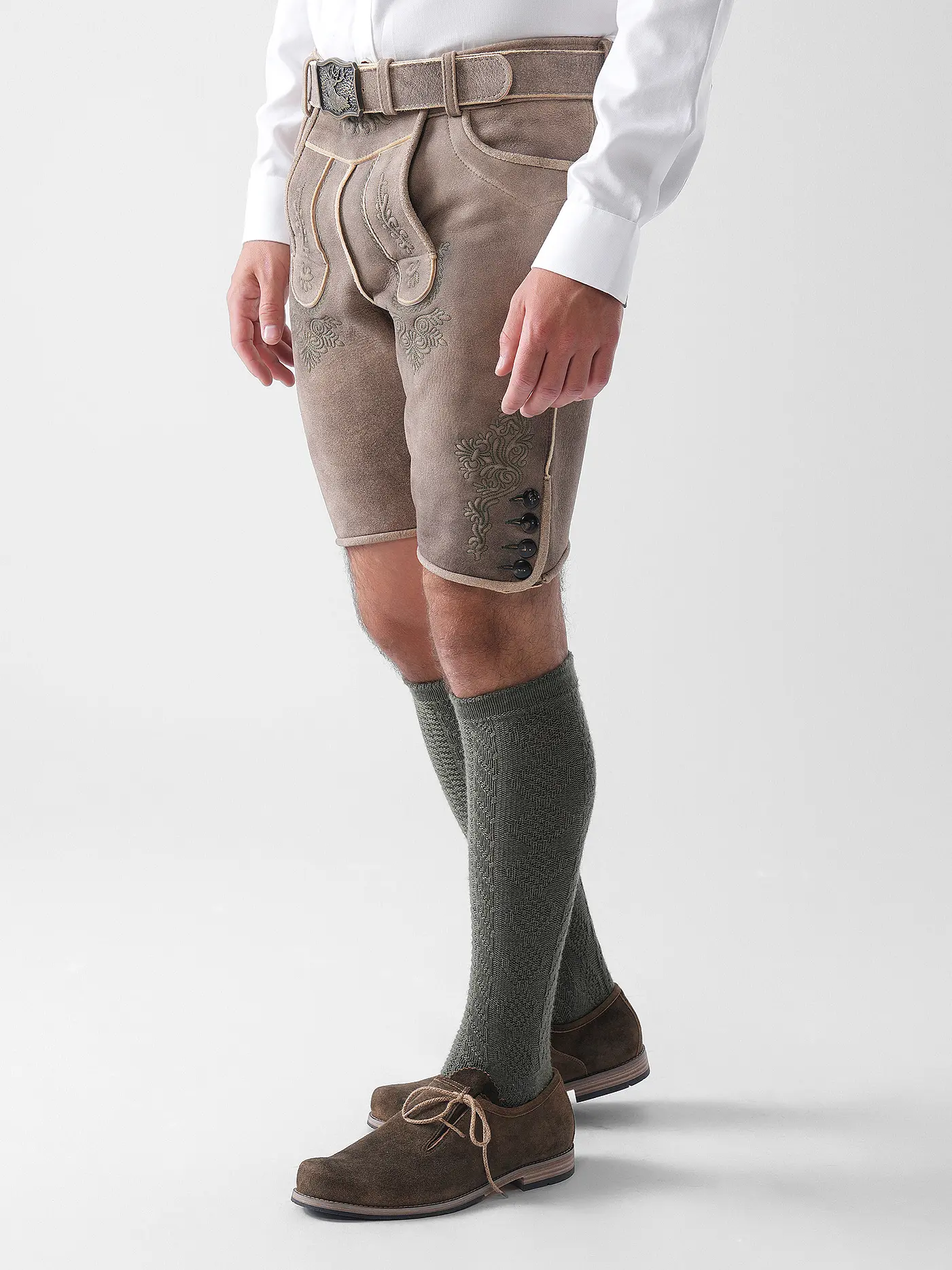 GWEIH & SILK | Lederhose MAGNUS | hellbraun