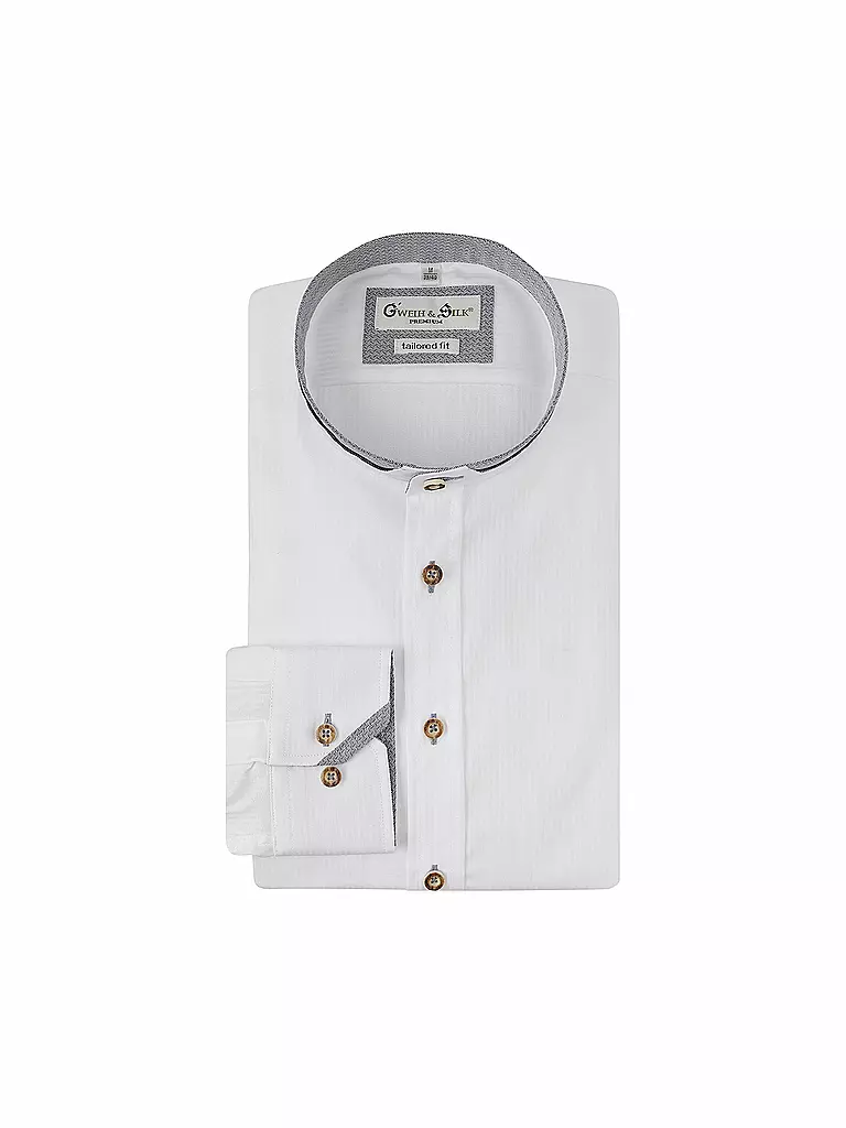 GWEIH & SILK | Trachtenhemd SCHRECKSEE | Weiss