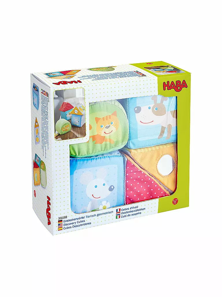 HABA | Entdeckerwürfel Tierisch geometrisch | keine Farbe