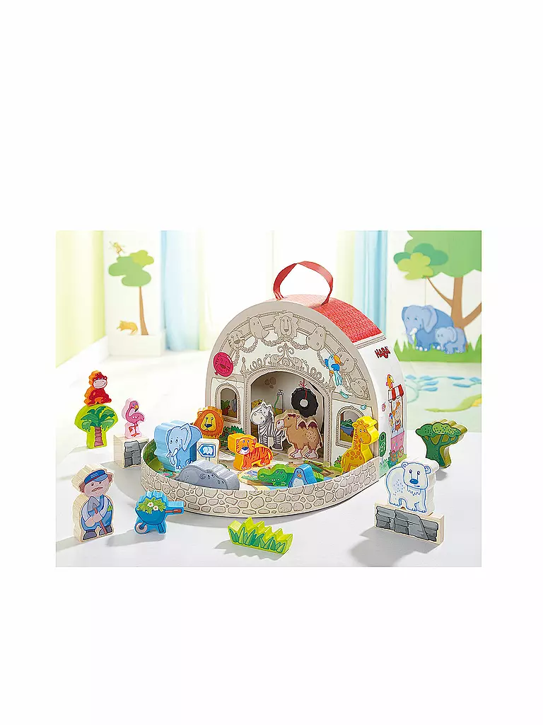 HABA | Großes Spielset Im Zoo | keine Farbe