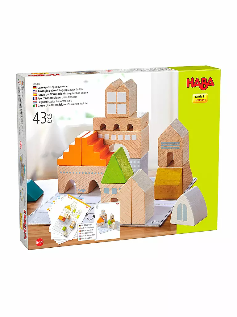 HABA | Legespiel Logikbaumeister | keine Farbe