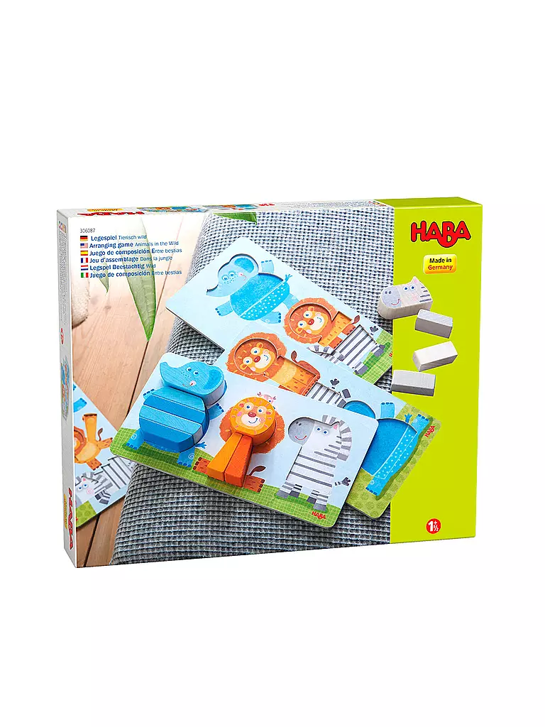 HABA | Legespiel Tierisch wild | keine Farbe