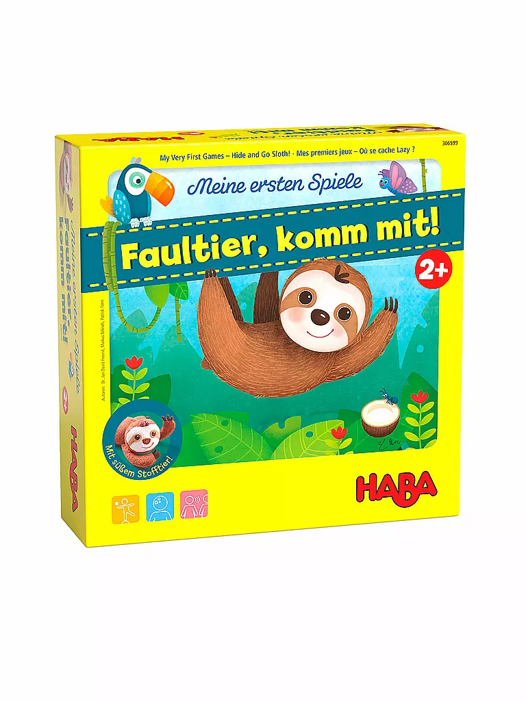 HABA | Meine ersten Spiele – Faultier, komm mit! | keine Farbe
