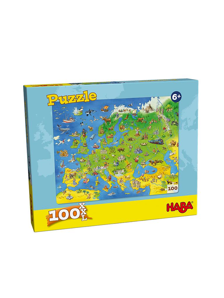 HABA | Puzzle Länder Europas 100 Teile | keine Farbe