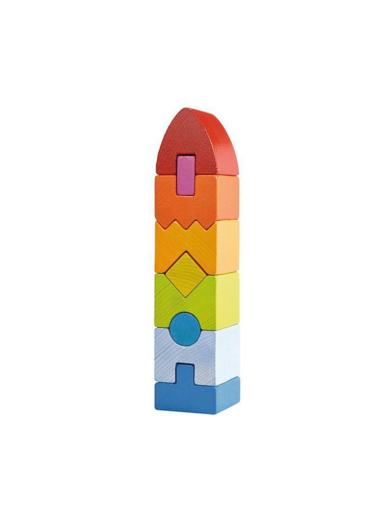 HABA | Stapelspiel Regenbogen-Hochhaus  | keine Farbe