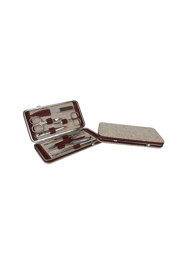 HAMMANN Ledermanikürset ( Tweed / 7 teilig )