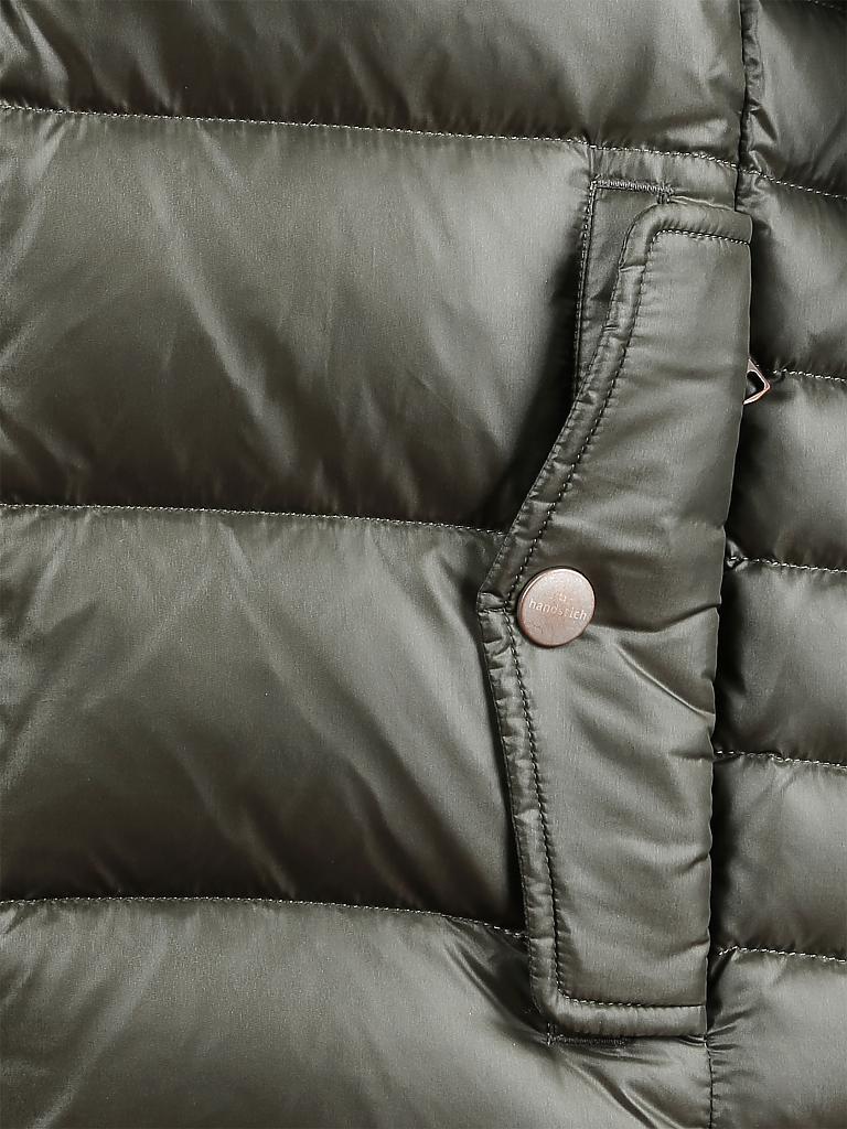 HANDSTICH | Daunenjacke "James" | olive