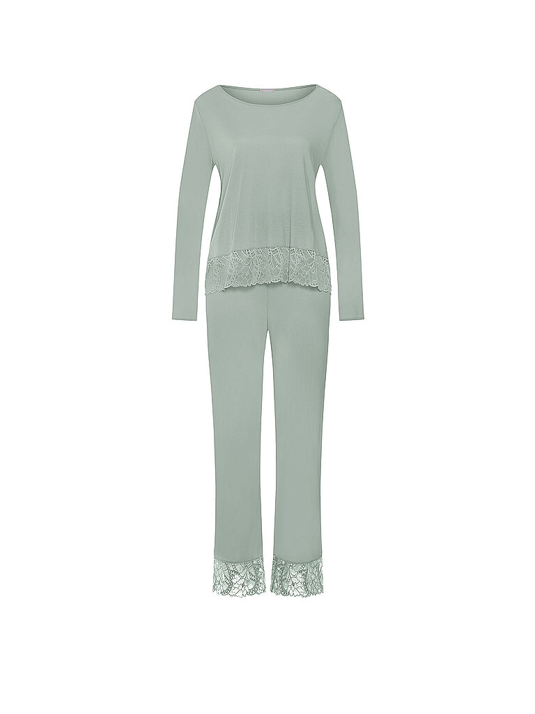 HANRO Pyjama AZELIA hellgrün | S