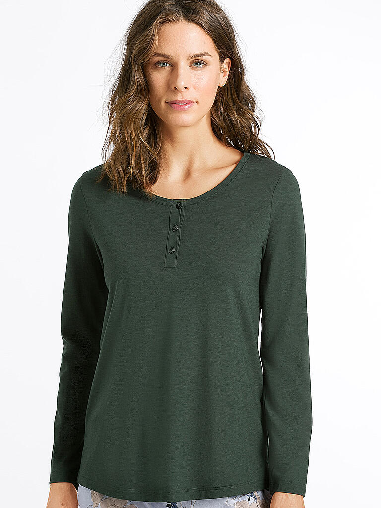HANRO | Loungewear Shirt | grün