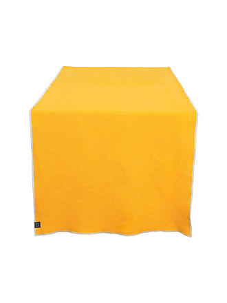 HAOMY | Tischläufer CORTE 48x160cm Ocre
