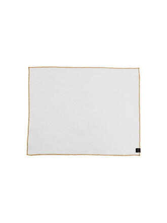 HAOMY | Tischset 35x45cm VERONE Blanc/Creme