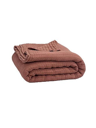 HAOMY | Tagesdecke - Plaid 130x200cm TIVOLI Mocaccino