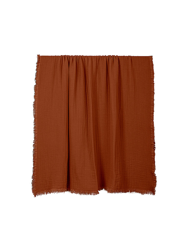 Tagesdecke - Plaid VANLY 130x180cm Brick orange baby