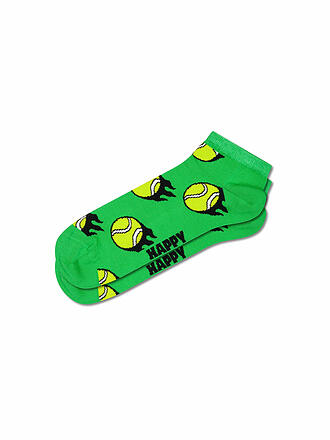 HAPPY SOCKS | Damen Sneaker Socken TENNIS BALL 36-40 green
