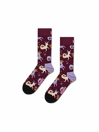 HAPPY SOCKS | Damen Socken STEINBOCK 36-40 dark red