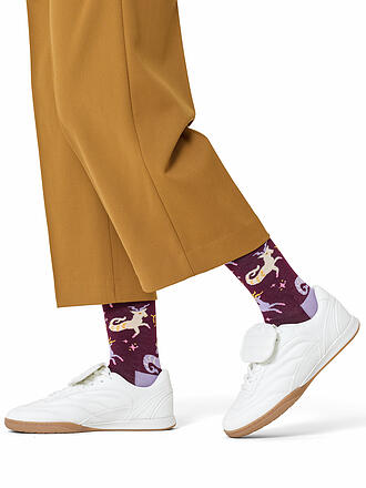 HAPPY SOCKS | Damen Socken STEINBOCK 36-40 dark red