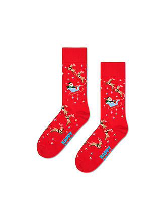 HAPPY SOCKS | Damen Socken SLEIGH 36-40 red