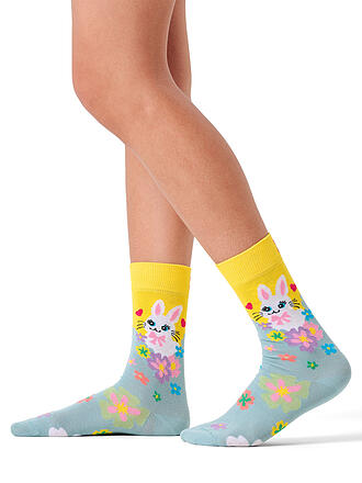 HAPPY SOCKS | Damen Socken BUNNY WORLD 36-40 light blue