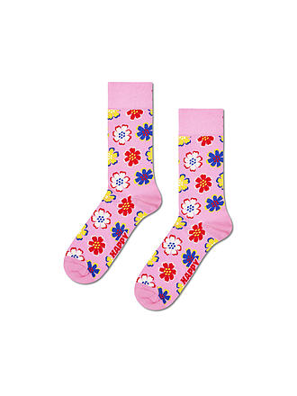 HAPPY SOCKS | Damen Socken FOLK FLOWER 36-40 pink