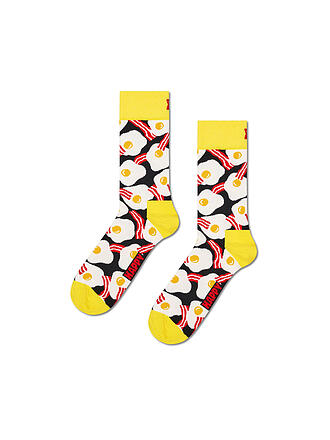 HAPPY SOCKS | Damen Socken EGG & BACON 36-40 black