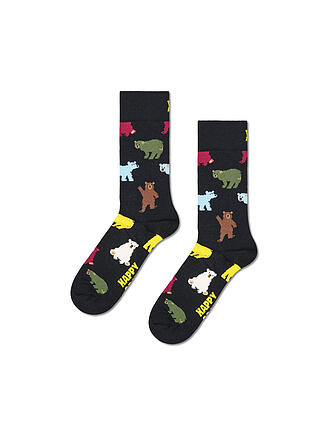 HAPPY SOCKS | Herren Socken BEAR 41-46 black