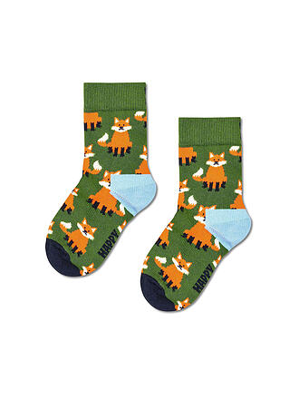 HAPPY SOCKS | Kinder Socken FOX green