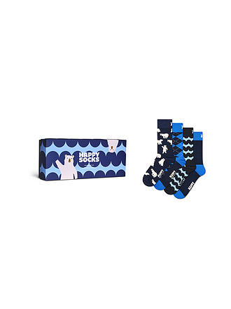 HAPPY SOCKS | Herren Socken 4er Pkg. POLAR BLUE 41-46 navy