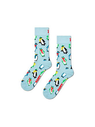 HAPPY SOCKS | Damen Socken PENGUINS 36-40 light blue
