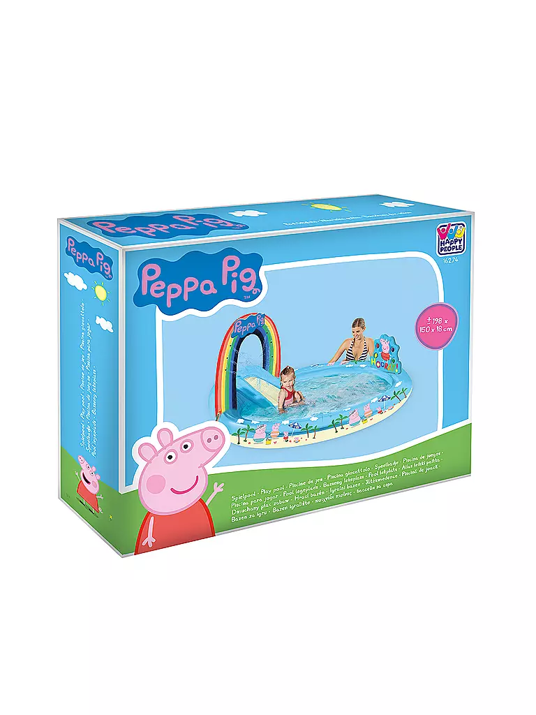HAPPY PEOPLE | Peppa Pig Playpool mit Rutsche | keine Farbe