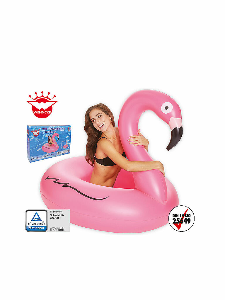 HAPPY PEOPLE | XXL Schwimmring Flamingo | keine Farbe