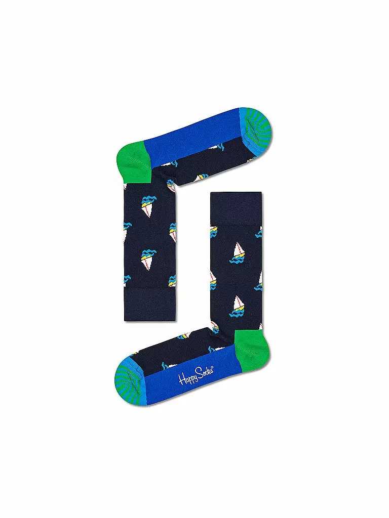 HAPPY SOCKS | Damen Geschenkset Socken SAIL AWAY 2-er Pkg. 36-40 dark blue / navy | bunt