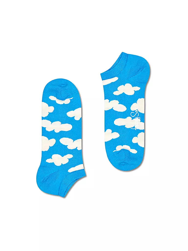 HAPPY SOCKS | Damen Sneaker Socken CLOUDY 36-40 light blue | blau