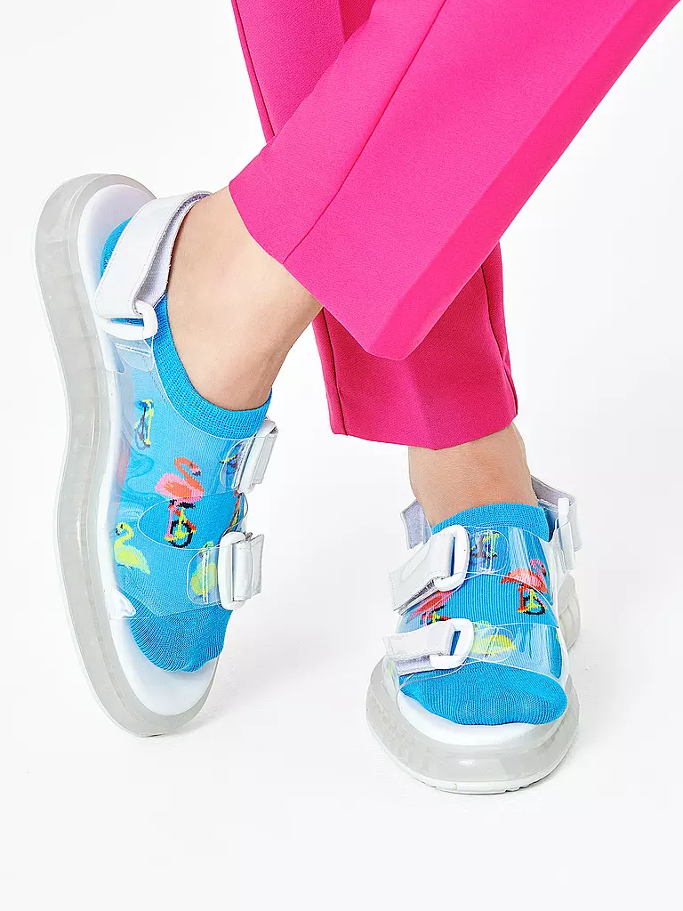 HAPPY SOCKS | Damen Sneaker Socken FLAMINGO NO SHOW 36-40 bunt | bunt