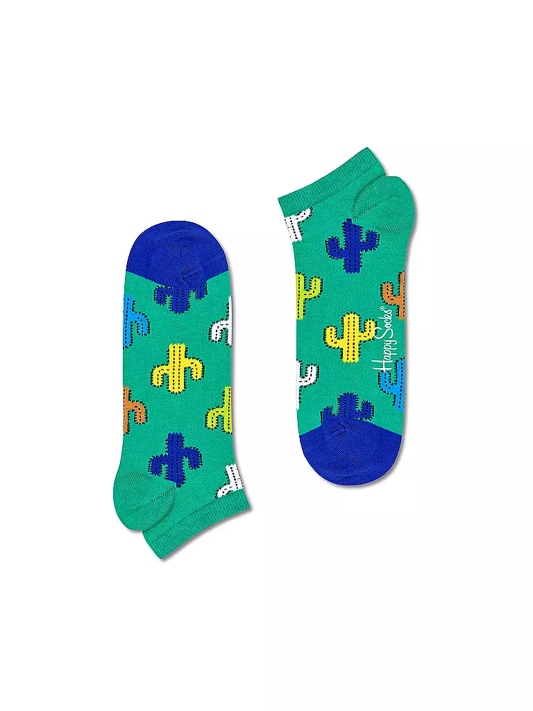 HAPPY SOCKS | Damen Sneakersocken CACTUS 36-40 green | grün